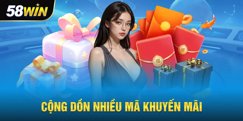 Cộng dồn nhiều mã khuyến mãi