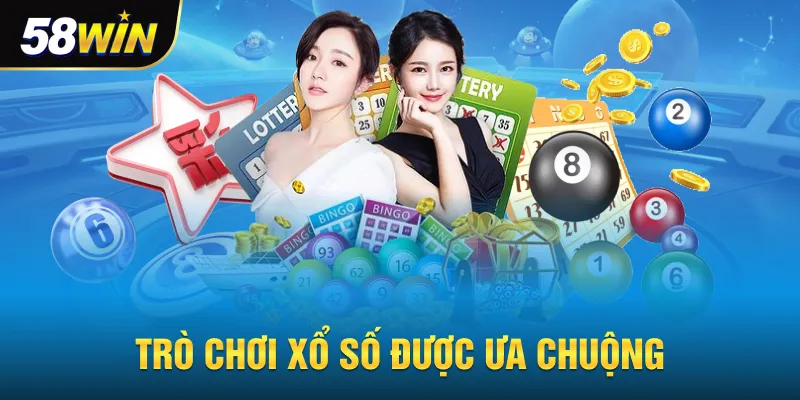 Trò chơi xổ số được ưa chuộng