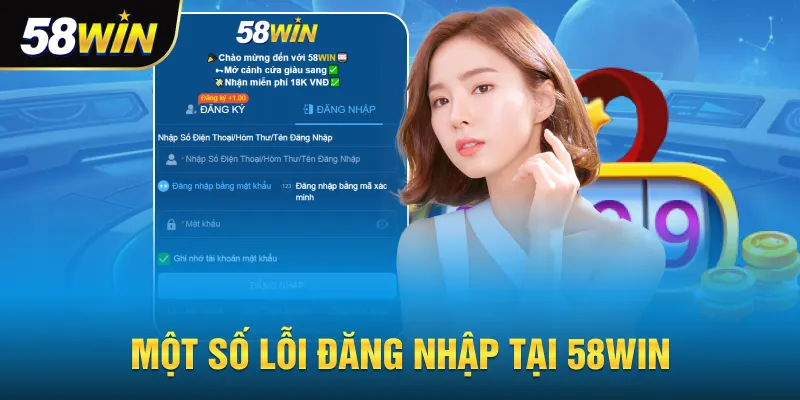 Một số lỗi đăng nhập thường gặp